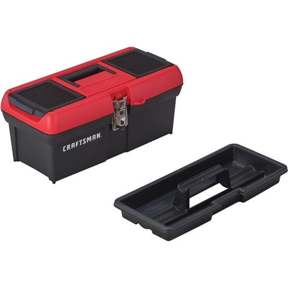CRAFTSMAN Tool Box, Lockable, 16 in., Red/Black - Picture 3 of 4